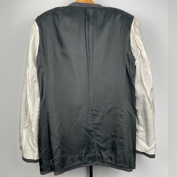 Theory Charcoal Gray Xylo Godsford Stretch Wool‎ 2 Button Suit Jacket Blazer - Picture 8 of 10